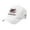 White, variant on Freedom Embroidered Hat Adjustable Baseball Cap for Men Women Classic Cotton Washable Casual Trucker Hat for Outdoor Activities(Red)