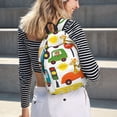 thumbnail image 7 of Balery Transports with Animals Vintage Canvas Backpack for Men and Women - Large Capacity, Durable Travel Laptop Bag for School, Work, Hiking, and Outdoor Activities, 7 of 7