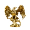 thumbnail image 3 of deevoka Eagle Resin Ornaments Statue Creative Spreading Wing Statue for Bookshelf, 3 of 9
