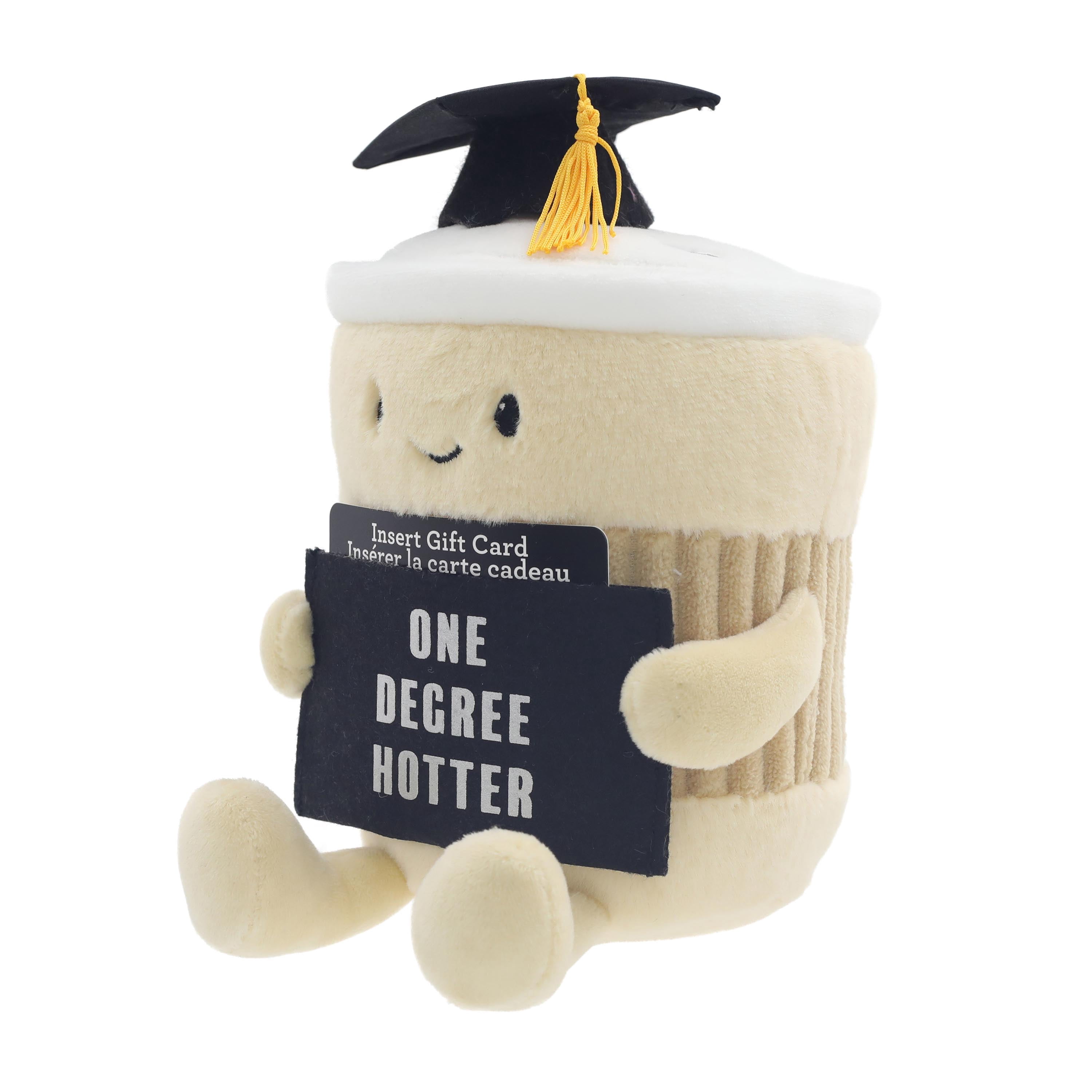 Porte-carte-cadeau de remise de diplôme en peluche café par Way to Celebrate