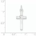 thumbnail image 2 of 925 Sterling Silver Latin Cross Shaped Pendant, 2 of 2