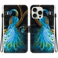 thumbnail image 5 of Print Pattern PU Leather Wallet Style Flip Cover With Card Holder Protection Mobile Phone Case For iPhone 16 16Pro 16Plus 16ProMax 15 15Pro 15Plus 15ProMax 14 14Plus 13 12 11 Pro Mini ProMax, 5 of 8