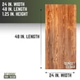 thumbnail image 6 of Restore Sunset Cedar Solid Wood Desk Tabletop, 6 of 8