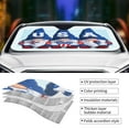 thumbnail image 5 of Bingfone Cute Gnomes In Usa Car Windshield Sun Shade Protector Keep Your Vehicle Cool Sun Shield Visor Cover Foldable For Car Truck Suv-Small, 5 of 9