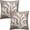 Gray-1, variant on Green Teal Pillow Covers 16x16 Inch Marble Silver Abstract Striped Throw Pillow Cases Elegant Comfort Luxury Modern Decor for Home Bedroom Living Room Sofa Square Cushion Cover, Set of 2