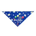 thumbnail image 1 of Sombrero de cumpleaños de mascota de dibujos animados, toalla de saliva de cumpleaños de mascota, toalla triangular para perro, bufanda para mascota, 1 of 5