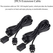 1 NES Mini Classic Controller with 2 Pack of 10ft Extension Cable for NES Classic, SNES Classic, Wii and Wii U Controller