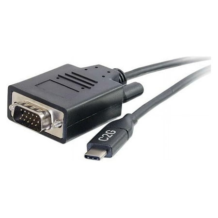UPC: 0757120268956 | C2G 26895 USB-C to VGA Video Adapter Cable (6 Feet 1.82 Meters)