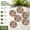 12" Roundness, variant on Natural River Rock Garden Pavers, Set of 6 Round Pebble Stones for Walkway, Lawn, Patio, Yard, Pathway & Landscaping Decor