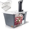 thumbnail image 1 of VÄESKE Insulated Sous Vide Container with Lid and Rack | Retains Heat & Protects Countertops | Works with Most Sous Vide Cookers (12 QT), 1 of 6