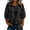 Black, variant on Summer Tunic Shirts for Women Fashion Crew Neck 3/4 Sleeve Pleated Croped Blouse