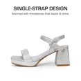 thumbnail image 3 of Sandalia DREAM PAIRS KKUMHS2504 Plateada con Brillo Talla 13 para Niña, 3 of 6