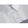 thumbnail image 6 of CAILDANL Fake Collar Long Sleeves Detachable Blouse False Collar Half Shirt Blouse Collar, 6 of 7