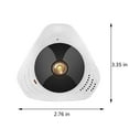 thumbnail image 3 of Skegnu 50% Off Clear! 1080P 2.0MP 360 Degree Panoramic Security IP Network FishEye Camera For Ceiling Or Walls Cameras for Home Security on Clearance, 3 of 9