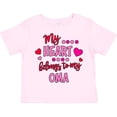 thumbnail image 3 of Inktastic My Heart Belongs to My Oma Boys or Girls Toddler T-Shirt, 3 of 5