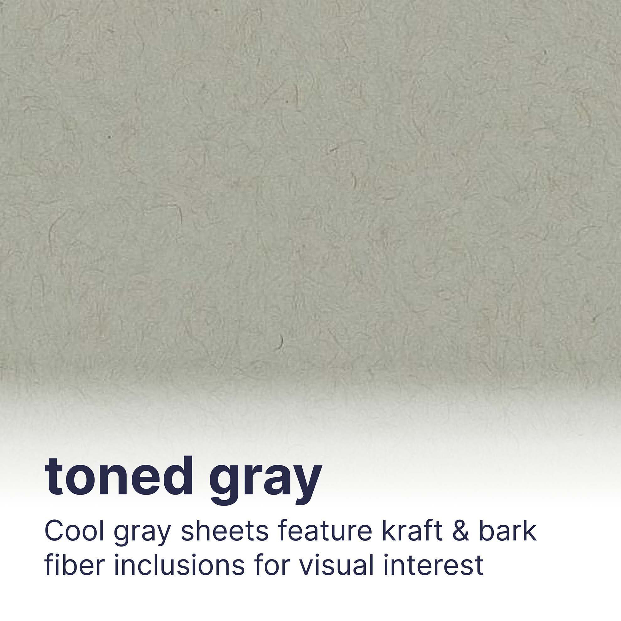 Strathmore Toned Sketch Paper Pad, 400 Series, 18 in x 24 in, 24 Sheets, Gray