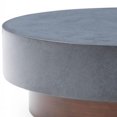 thumbnail image 5 of HomeRoots 48" Antique Copper And Grey Steel Round Coffee Table, 5 of 6