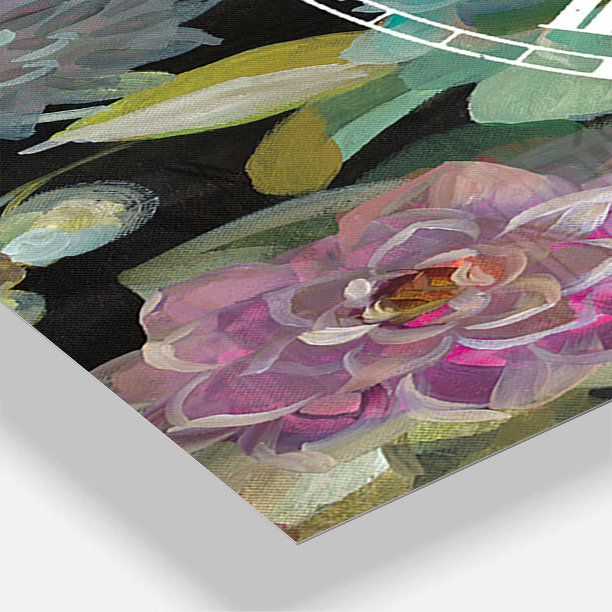 Designart 'Floral Succulents' Traditional Wall Clock