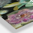 thumbnail image 3 of Designart 'Floral Succulents' Traditional Wall Clock, 3 of 3
