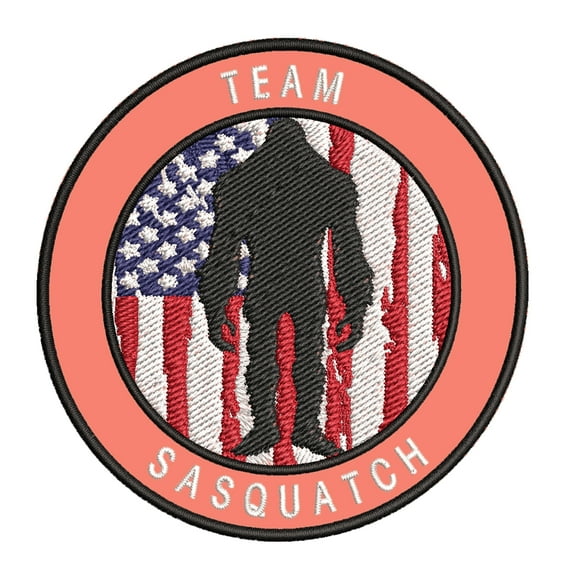 Sasquatch Search Squad 3.5" Iron On Or Sew On Embroidered Fabric Badge Patch Unexplained Mysteries Iconic Series