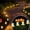 Warm-white, variant on Solar Star Garden Lights – 10/20 LEDs, 3 Color Modes (White/Warm/Multicolor), 8 Lighting Patterns, IP44 Waterproof, No Wiring Needed – Solar-Powered Outdoor Decor for Yard, Pathway & Patio
