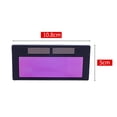 thumbnail image 4 of Mistaha Solar Powered Auto Darkening Welding Lens Shade Helmet Face Shield Panel Filter Welding Goggles Small Lens 108*50, 4 of 6