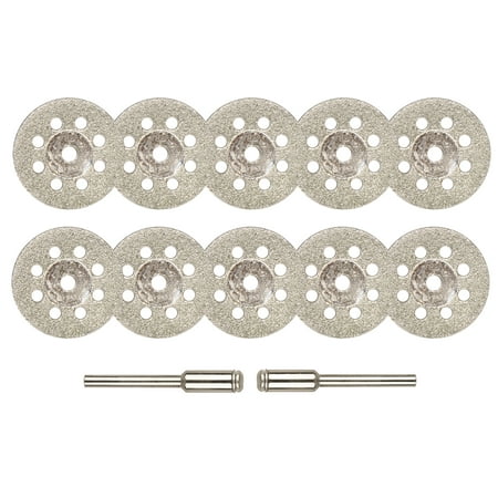 TSV 10PCS Diamond Cutting Wheel Blades Cut Off Discs Set Dremel Rotary Tool (Best Cut Off Tool)