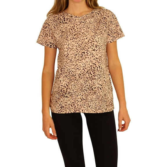 n:philanthropy Womens Harlow Basic T-Shirt, Pink, Medium