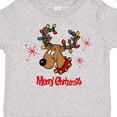 thumbnail image 4 of Inktastic Merry Christmas Reindeer Boys or Girls Toddler T-Shirt, 4 of 5