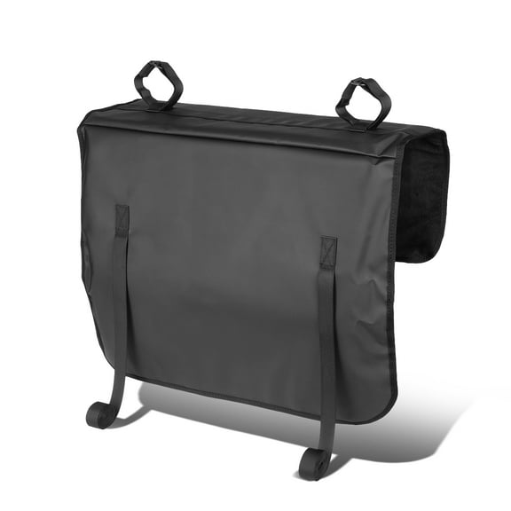 DNA Motoring TGP-003 23" W X 17" H Weather Resistant Heavy Duty Vinyl Pickup Bed Tailgate Crash Pad Cover Bag With Adjustment Straps