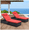 Gray, variant on Garvee Outdoor PE Wicker Chaise Lounge Set of 2, Patio Rattan Wicker Chaise Lounge Chair, Brown Pool Lounge Chairs Adjustable Backrest Recliners with Blue Cushion