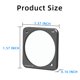 thumbnail image 2 of Lente De La Cámara Lente de filtro de cámara UV/CPL/ND/Star para DJI OSMO Action 2, reemplazo de vidrio, 1/4 Uds., 2 of 6