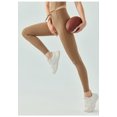 thumbnail image 4 of Pantalones deportivos de cintura alta con cordón para mujer, sin hilos incómodos, hermosos pantalones deportivos para la cadera, medias desnudas de resistencia media, 4 of 5