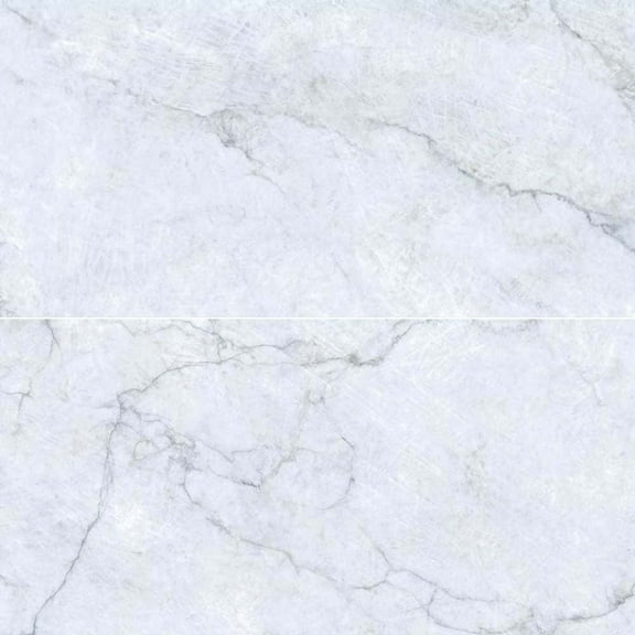 The Tile Life Beau White Polished Porcelain Floor & Wall Tile, 4 x 4 in, 1-Piece Sample