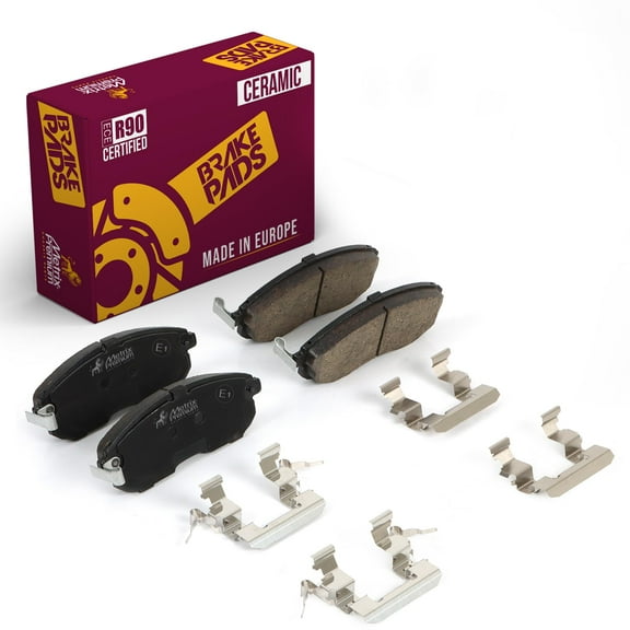 Metrix Premium Chassis Parts - Front Ceramic Disc Brake Pad Set D815 Fits 2002-2013 Nissan Altima, 2000-2003 Maxima, 2002-2004 Infiniti I35, 2007-2012 Versa, Suzuki SX4, 11-14 Cube, 07-19 Sentra