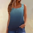 thumbnail image 2 of Bovemsi Women's Tanks & Camis Simple Small Ring Square Neck Vest Fashionable Casual Top Daily Commuting Camisoles for Under Clothes, 2 of 5