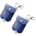 thumbnail image 1 of Oleegame 2PC Travel Bottle And Keychain Holder Refillable Empty Bottles For Hand Sanitizer Blue, 1 of 2