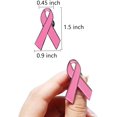 thumbnail image 2 of Official Breast Cancer Awareness Brooch Pins Pink Ribbon Lapel Pins Buttons 30, 2 of 7