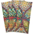 thumbnail image 2 of Kitchen Towels Bohemian Mandala Pattern Cleaning Towel Absorbent Hand Towels Tea Towels for Home Restaurant Dish Clean 28" x 18", 4PCS, 2 of 7