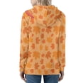 thumbnail image 3 of Renewold Winter Fall Sweatshirts Long Zip Up Hoodies for Women Size 4XL Thanksgiving Maple Leaves Print Jersey Athletic Running Tracksuit with Pocket, 3 of 5