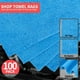 thumbnail image 2 of Shop Towels HOMERHYME, 100 unidades, microfibra, para coches, color azul, 29 x 29 cm, 2 of 7