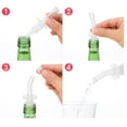 thumbnail image 4 of 12 X Liquor Wine Oil Bottle Pourer Stopper Pour Spout Dispenser Flow Cap Plastic, 4 of 5