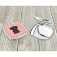 thumbnail image 3 of Checkerboard Pink Black Labrador Compact Mirror BB1235SCM, 3 of 4