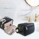 thumbnail image 4 of Neceser de piel sintética para hombre, bolsas de cosméticos impermeables con cremallera, estuche de maquillaje para baño, , artículos de tocador, Macarena Organizador de artículos de tocador, 4 of 8