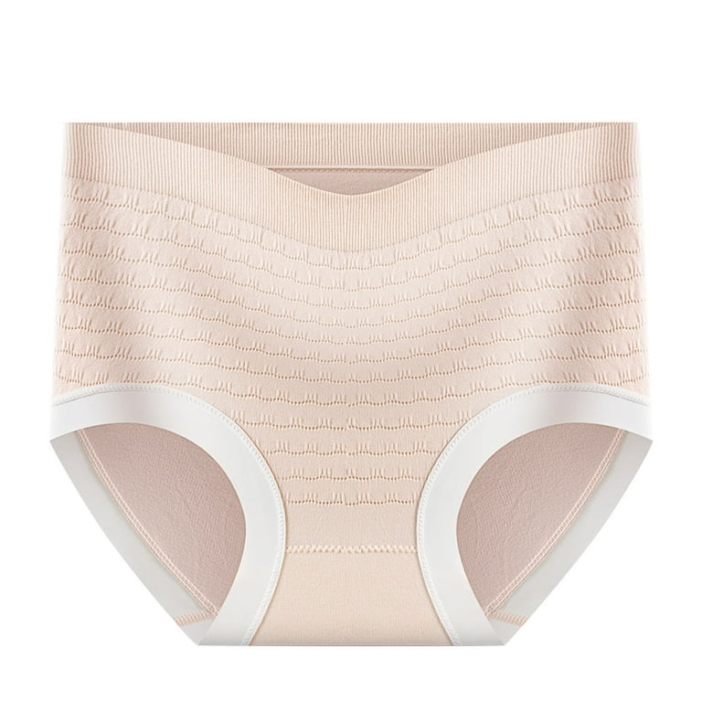 Aayomet Seamless Underwear for Women Panties Underwear Panties Bikini Solid  Womens Briefs Knickers 6 Pieces Cotton (P, M) 