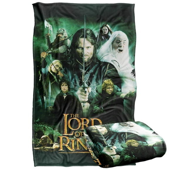 The Lord of The Rings Blanket, 36'x58' Hero Group Silky Touch Super Soft Throw Blanket