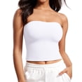 thumbnail image 1 of Remera CRZ YOGA Butterluxe Sin Tirantes Doble Capa Blanca Talle M, 1 of 6