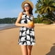 thumbnail image 3 of Disketp Cute Cartoon Polar Bear para Vestido sin Mangas para Mujeres, Vestidos de Verano para Mujeres, Casual y Holgado para la Playa, 3 of 7