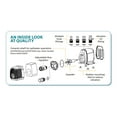 thumbnail image 4 of Active Aqua AAPW1000 92W 1000GPH Hydroponic Aquarium Pond Water Pump (4 Pack), 4 of 6