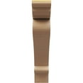 thumbnail image 2 of 2"W x 10"D x 10"H Thin Mayflower Rough Cedar Woodgrain TimberThane Corbel, Primed Tan, 2 of 6